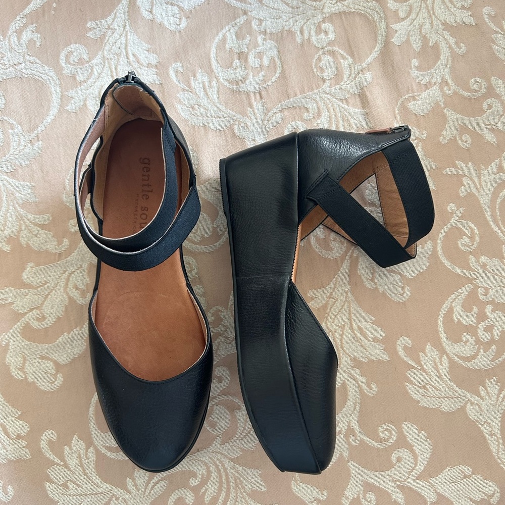 Gentle Souls Nyssa leather platform wedge - Picture 6 of 15
